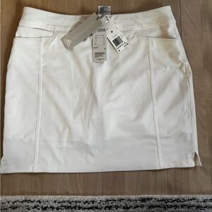 adidas White Women's Athletic Mini Skort